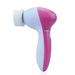 Facial Cleansing Brush Set 6 in 1 Silicone Face Massager Face Scrubber for Exfoliator Blackhead Remover Deep Skin Cleansing Gifts for Teenage Girls Face Care for All Skin Types(Pink-1set)
