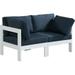 Meridian Furniture Nizuc Navy Outdoor Patio Modular Sofa
