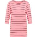 JOY Damen Shirt AMIRA 3/4 Arm T-Shirt, Größe 46 in carnation pink stripes