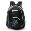 MOJO Black Miami Marlins Trim Color Laptop Backpack