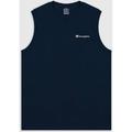 CHAMPION Herren Shirt Sleeveless Crewneck T-Shirt, Größe M in Blau