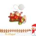 Christmas Decorative Lamps Holiday Decoration Light Suction Cup Lamp Trinkets Arranged in Shop Window Scenes Airplane Santa Claus