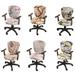 Xyer Swivel Chair Cover Stretchy Office Armchair Protector Seat Backrest Decoration color 7