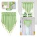 WANYNG textile curtain Solid Color Finished Curtain Curtain Drapery 51x24 Bedroom Home Decor Triangle Curtain Curtain Screen Kitchen Short Curtain Curtain Multicolor