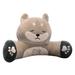 Cute cartoon hamster shape plush lumbar pillow lumbar cushion