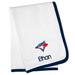 White Toronto Blue Jays Personalized Baby Blanket