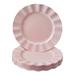 Silver Spoons Elegant Plates For Party w/ Scalloped Rim (10 Pc), Disposable Heavy-Duty Salad Plates For Wedding Reception - 8.75” | 11.25" | Wayfair