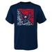 Youth Navy Washington Capitals Divide T-Shirt