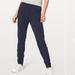 Lululemon Athletica Pants & Jumpsuits | Lululemon Women Free To Roam Jogger French Terry Navy Sz 4 | Color: Blue | Size: 4