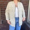 Zara Jackets & Coats | Embroidered Zara Jacket | Color: Cream/White | Size: S