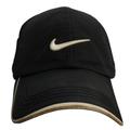 Nike Accessories | Black Unisex Nike Golf Baseball Cap Hat One Size Velcro Closure | Color: Black/White | Size: Os