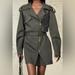 Zara Dresses | New $149 Zara Surplus Military Dress Srpls Mltr Drss 07 Extra Small Xs 9385/337 | Color: Gray/Green | Size: Xs