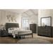 Red Barrel Studio® Panel Bedroom Set Special Queen 6 Piece: Bed, Dresser, Mirror, 2 Nightstands, Chest in Gray | 60 H x 68 W x 88.5 D in | Wayfair