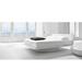 Orren Ellis Charil Platform Bed Upholstered/Faux leather in White | 36 H x 91 D in | Wayfair 090EE3CD2EB643CB80A169E69ABD39D6