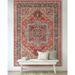 Red 60 x 39 x 0.1 in Area Rug - Well Woven Apollo Tirana Vintage Medallion Oriental Flat-Weave Rug Polyester | 60 H x 39 W x 0.1 D in | Wayfair