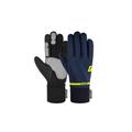 Skihandschuhe REUSCH "Hike & Ride STORMBLOXX" Gr. 7, blau (blau, gelb) Damen Handschuhe Sporthandschuhe