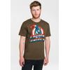 T-Shirt LOGOSHIRT "Marvel Comics", Herren, Gr. XXXL, grün (olivgrün, hellblau), 100% Baumwolle, bedruckt, casual, normal, Rundhals, Kurzarm, Shirts, mit lizenzierten Originaldesign