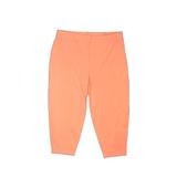 Lands' End Leggings: Orange Solid Bottoms - Kids Girl's Size 16