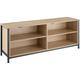 Tectake - Buffet Style industriel Pieds en plastique réglables en hauteur - Bois clair industriel,