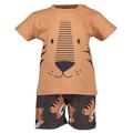 BLUE SEVEN - T-Shirt Little Tiger Mit Shorts In Kupfer, Gr.74