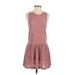 ASOS Casual Dress - Mini: Pink Marled Dresses - Women's Size 2