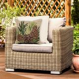 Liora Manne Frontporch Pinecones Indoor/Outdoor Pillow