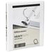 Office DepotÂ® Brand Heavy-Duty Easy OpenÂ® Round-Ring View Binder 1/2 Rings 54% Recycled White