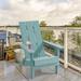 Latitude Run® Plastic/Resin Folding Adirondack Chair Plastic/Resin in Blue | 38.6 H x 30.3 W x 35.1 D in | Wayfair EDBDEE976A094E2FA2D361E7C2D07899