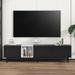 Modern TV Stand for 80â€™â€™ TV with 3 Doors Media Console Table Entertainment Center with Large Storage Cabinet for Living Room Bedroom