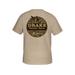 Drake Men's Old School Circle Short Sleeve T-Shirt, Shifting Sands Light Heather SKU - 732854