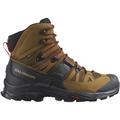 Salomon Quest 4 GTX Hiking Boots Leather/Synthetic Men's, Rubber/Black/Fiery Red SKU - 863750