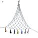 Large Capacity Hand-woven Cotton Rope Triangle Bathroom Corner Toy Storage Bag Corner Net Hammocks Hanging Storage Organizer Hammocks Net Bag 8