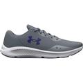 Under Armour Charged Pursuit 3 Running Shoes Synthetic Men's, Gravel/Gravel/Sonar Blue SKU - 859713