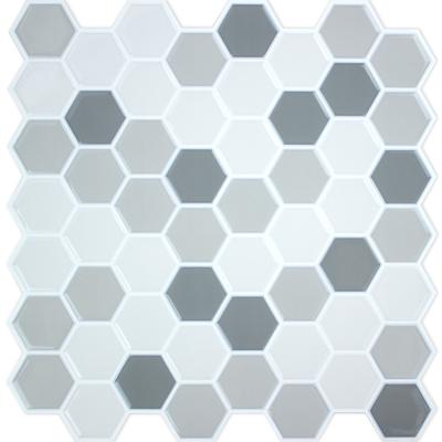 Peel And Stick Sticktiles by RoomMates in Hexagon Grey