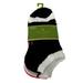 Kate Spade Accessories | Kate Spade No Show Sock Set 3 Pair Black White Stripe Hot Pink New Ankle Socks | Color: Black/Pink/White | Size: 4-10 Women