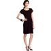 J. Crew Dresses | J. Crew Black Ponte Knit Short Sleeve Knee-Length Dress Size 6 | Color: Black | Size: 6