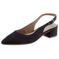 Slingpumps TAMARIS Gr. 36, blau (navy) Damen Schuhe Riemchenpumps