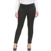 Jerseyhose KJBRAND "Jenny", Damen, Gr. 54 (27), K-Gr, grau (anthrazit), Jersey, Obermaterial: 68% Viskose, 27% Polyamid, 5% Elasthan, casual, figurbetont, Hosen, mit elastischem Schlupfbund
