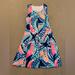 Lilly Pulitzer Dresses | Gently Used Lilly Pulitzer “Scuba” A-Line Dress | Color: Blue/White | Size: S