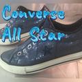 Converse Shoes | Converse One Star All Star Blue Sequin Low Top Sneaker Tennis Shoes Womens 8 | Color: Blue | Size: 8