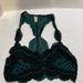 Free People Intimates & Sleepwear | Free People Intimately Free People Bralette Hunter Green/ Black | Color: Black/Green | Size: S