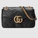 Gucci Bags | Gg Marmont Medium Shoulder Bag In Black | Color: Black | Size: Os