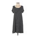 Old Navy Casual Dress - A-Line Scoop Neck Short sleeves: Black Color Block Dresses - Women's Size Small