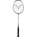 VICTOR Auraspeed Light Fighter 40 D – ultraleichter kopfbalancierter High-Modulus Graphit Badmintonschläger Badmintonracket - red