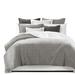 The Tailor's Bed Arnora Shadow Microfiber Comforter Set Microfiber in White | Queen Comforter + 2 Queen Shams + 2 Throw Pillows | Wayfair