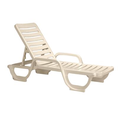 Grosfillex 44031066 Bahia Outdoor Stackable Chaise...