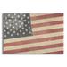 The Holiday Aisle® Vintage American Flag by Epic Art Portfolio - Unframed Graphic Art Plastic/Acrylic | 12 H x 16 W x 0.13 D in | Wayfair