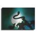 Orren Ellis 'Snake Sun' By Thomas Haney, Metal Wall Art Metal in Black/Green/White | 12 H x 16 W x 0.13 D in | Wayfair