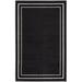 Black/White 0.25 x 0.25 in Area Rug - Ebern Designs Nourison Essentials Black Ivory Area Rug Polyester | 0.25 H x 0.25 D in | Wayfair