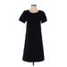 Style&Co Casual Dress - Shift: Black Solid Dresses - Women's Size Small